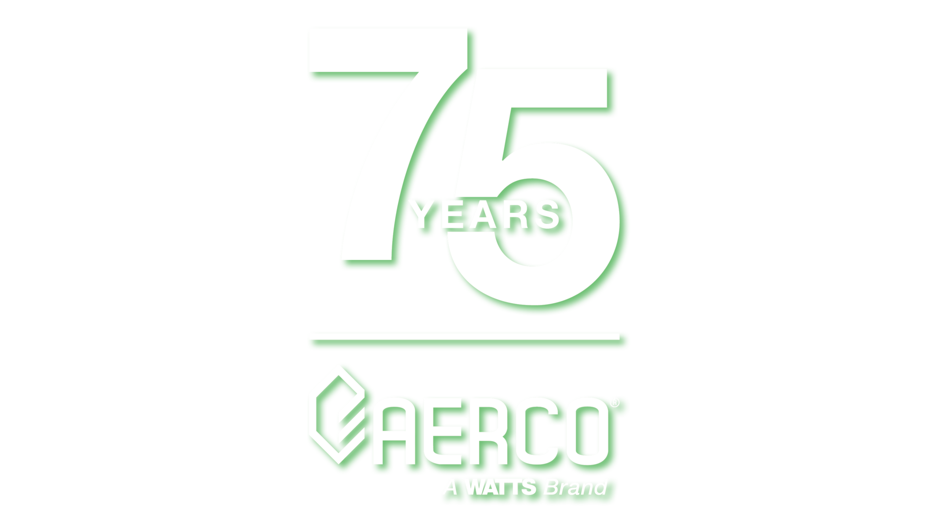 AERCO 75 Year Anniversary Logo
